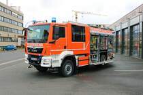 Feuerwehr Kleinostheim MAN TGM HLF20-2 (Florian Kleinostheim 40/2) mit Magirus Aufbau am 02.04.22 bei einen Fototermin