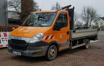 =Iveco Daily der Stadtwerke HÜNFELD unterwegs im Stadtgebiet, 12-2021