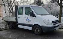 =MB Sprinter von GLUCK-Bau nach frostiger Nacht, 12-2021