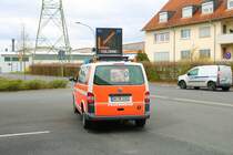 Feuerwehr Kleinostheim VW T5 MTW (Florian Kleinostheim 14/1) am 02.04.22 bei einen Fototermin