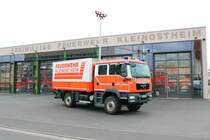 Feuerwehr Kleinostheim MAN TGM V-LKW (Florian Kleinostheim 56/1) am 02.04.22 bei einen Fototermin