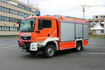 Feuerwehr Kleinostheim MAN TGM TLF3000 (Florian Kleinostheim 21/1) am 02.04.22 bei einen Fototermin