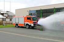 Feuerwehr Kleinostheim MAN TGM TLF3000 (Florian Kleinostheim 21/1) am 02.04.22 bei einen Fototermin