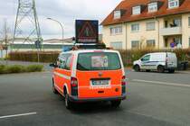 Feuerwehr Kleinostheim VW T5 MTW (Florian Kleinostheim 14/1) am 02.04.22 bei einen Fototermin