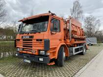 Scania von Rottaler Kanalreinigung in Eggenfelden, April 2022