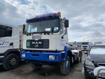 MAN F2000 Sattelzugmaschine in der Nähe von Töging am Inn, April 2022