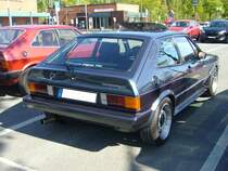 Heckansicht eines VW Scirocco 1 GTI. Oldtimertreffen Café del Sol Gelsenkirchen am 18.04.2022.