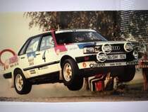 Audi 80 Quattro Gr. A, Bj 01.1983, 5 Zyl. 2119 ccm 194 PS by Schmidt Motorsport, Herkomer Rallye 1983  Thomas Zollhoefer-Klaus Konrad