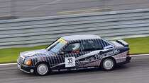  Mercedes Benz 190E 2.3 16V, Fahrer: Müller Ralf, Viethen Philipp und Preuß Simon, alle DEU , beide DEU , beim ADAC 1000 Km Classic am 17.9.2021 auf dem Nürburgring