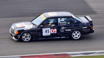 Mercedes 190 E 2.3 16V , Fahrer: Schäfer Roland, Neuffer Reiner und Hölscher Roland, alle DEU , beide DEU , beim ADAC 1000 Km Classic am 17.9.2021 auf dem Nürburgring