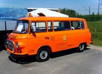 B 1000 KB (Bj.1973)als ehemaliges Dispatcherfahrzeug der Berliner Verkehrsbetriebe (BVB). Heute wird das Fahrzeug vom Denkmalpflege-Verein Nahverkehr Berlin betreut. Hier zu sehen zum 12.IFA-Oldtimertreffen 2009 in Werdau.