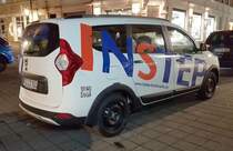 =Dacia Lodgy von  instep-fachkräfte , gesehen in Fulda im Januar 2022 