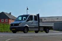 VW Crafter der Baufirma Jans gesehen 04.2022.