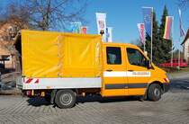 =MB Sprinter des Entsorgers FEHR-KNETTENBRECH unterwegs in Hünfeld im März 2022