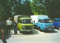 Barkas B1000 und B1000-1 mit Viertakter und Plastefront, Frankenberg 29.05.04