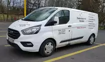 =Ford Transit Custom von Elektrotechnik SCHÄFER steht im März 2022 in Alsfeld