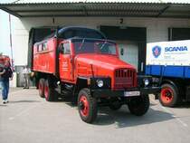 G5 mit Werkstattkofferaufbau welcher jetzt als Wohnmobil dient, beim Treffen in Hartmannsdorf am 1.Mai 2009