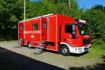 Feuerwehr Pfungstadt MAN TGM ELW2 am 07.05.22 bei einer Waldbrandübung in Groß Zimmern