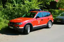 Feuerwehr Münster BMW X3 KdoW am 07.05.22 bei einer Waldbrandübung in Groß Zimmern