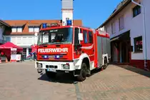 Feuerwehr Groß Bieberau IVECO Magirus LF16/12 am 08.05.22 beim Tag der offenen Tür