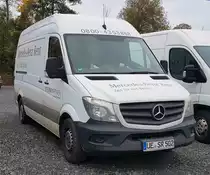 =MB Sprinter von Mercedes Benz Rent steht bei der Bulldogmesse in Alsfeld, 10-2021