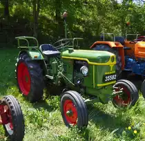 Deutz F2L 612, Bj 1956, gesehen nahe der Staumauer nahe Esch Sauer. 09.05.2022