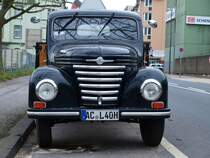 Barkas Oldtimer als Werbefahrzeug.

