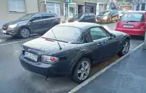 Rückansicht:Mazda MX-5 NC. Foto: Januar 2021.