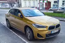 Diesen BMW X2 (Galvanic Gold Metallic) habe ich in Januar 2021 fotografiert.