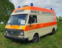 =VW LT 31 steht auf einer Ausstellungsfläche bei der RettMobil 2022 in Fulda, 05-2022