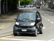 Smart ZH 280499 unterwegs in der Stadt Zrich am 26.04.2009