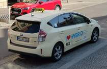=Toyota Prius als Taxi in Würzburg, 03-2022