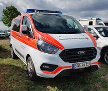 =FORD Transit vom DRK OV MICHELSTADT stehtauf dem Parkplatz der RettMobil 2022 in Fulda, 05-2022