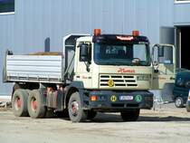 STEYR_33S40 wurde gerade mit Aushubmaterial bei der Messebaustelle in Ried i.I. beladen; 090507