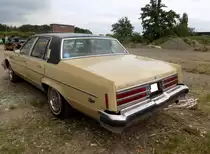 Heckansicht eines Buick Electra Park Avenue Limited aus dem Modelljahr 1977. US-Cartreffen auf Fürst Leopold in Dorsten am 26.05.2022.