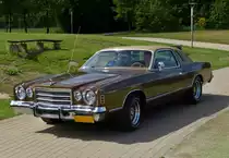 Dodge Charger, Bj 1976, erreicht den Treffpunkt beim Oldtimertreffen in Wintger (L). 29.05.2022