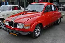 Saab 96, V4, Erstzulassung 1986, war beim Oldtimertreff in Wintger anwesend. 29.05.2022 