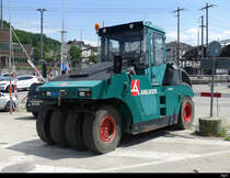 BOMAG Strassenwalze abgestellt in Olten am 21.05.2022