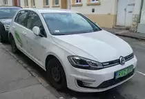 Diesen VW e-Golf VII habe ich in Januar 2021 gesehen.