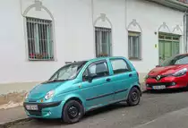 Diesen Daewoo Matiz (Sky Blue) habe ich in Januar 2021 gesehen.