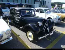 Citroen 11CV an der Oldtimer Ausstellung auf dem Flughafen Bleienbach am 29.05.2022