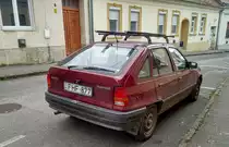 Rückansicht: Daewoo Racer Schrägheck. Foto: 02.2021.