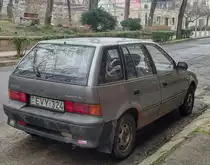 Rückansicht: Suzuki Swift Mk2. Foto: 01.2021.