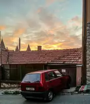 Rückansicht: Fiat Uno. Fotzo: 11.2020.