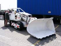 Ein Untertage-Schaufellader des Bergwerks Auguste Victoria 3/7 in Marl beim Tag der offenen Tr am 9. Mai 2009.