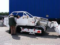 Ein Untertage-Schaufellader des Bergwerks Auguste Victoria 3/7 in Marl beim Tag der offenen Tr am 9. Mai 2009.
