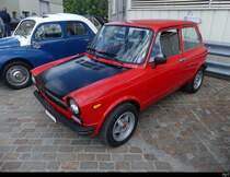 Autobianchi Abarth an der Oldtimer Ausstellung auf dem Flughafen Bleienbach am 29.05.2022