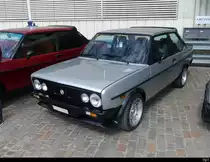 Fiat 131 an der Oldtimer Ausstellung auf dem Flughafen Bleienbach am 29.05.2022