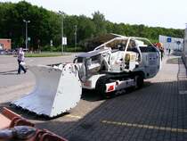 Ein Untertage-Schaufellader des Bergwerks Auguste Victoria 3/7 in Marl beim Tag der offenen Tr am 9. Mai 2009.