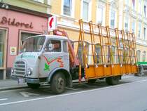 Steyr680, ist noch immer im Einsatz fr eine Glaserei; 070727